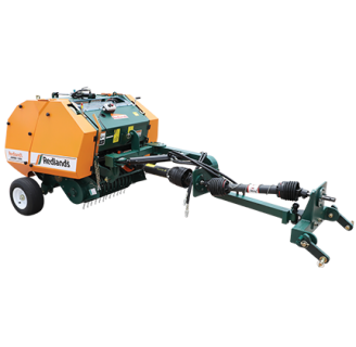 Offset Round Straw Baler